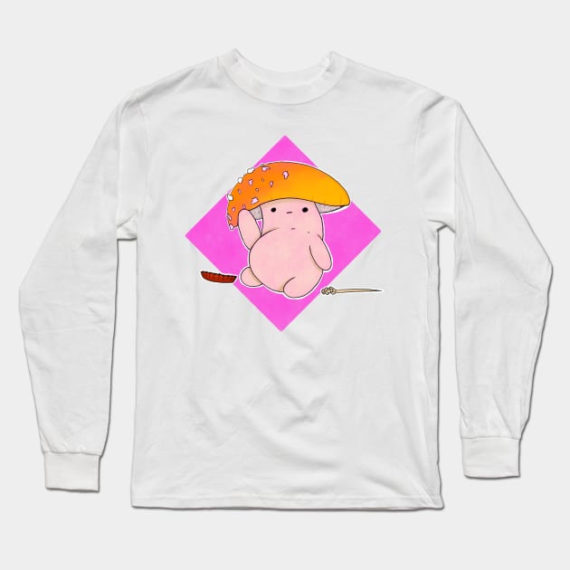 Shroomy the Guardian Long Sleeve T-Shirt by pkmnTrainerJosh